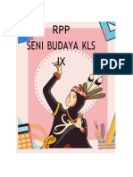 RPP Seni Budaya Kls IX