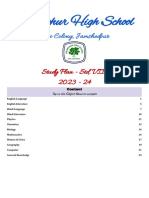 12 - Study Plan - STD Viii 2023 - 24