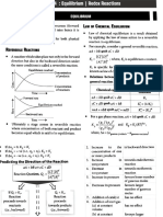 Equilibrium Notes and Solved Exercise