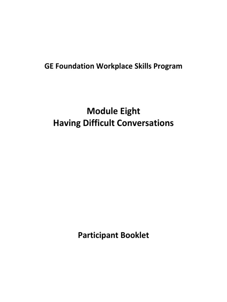 Mastering Difficult Conversations | PDF | Feeling | Thought