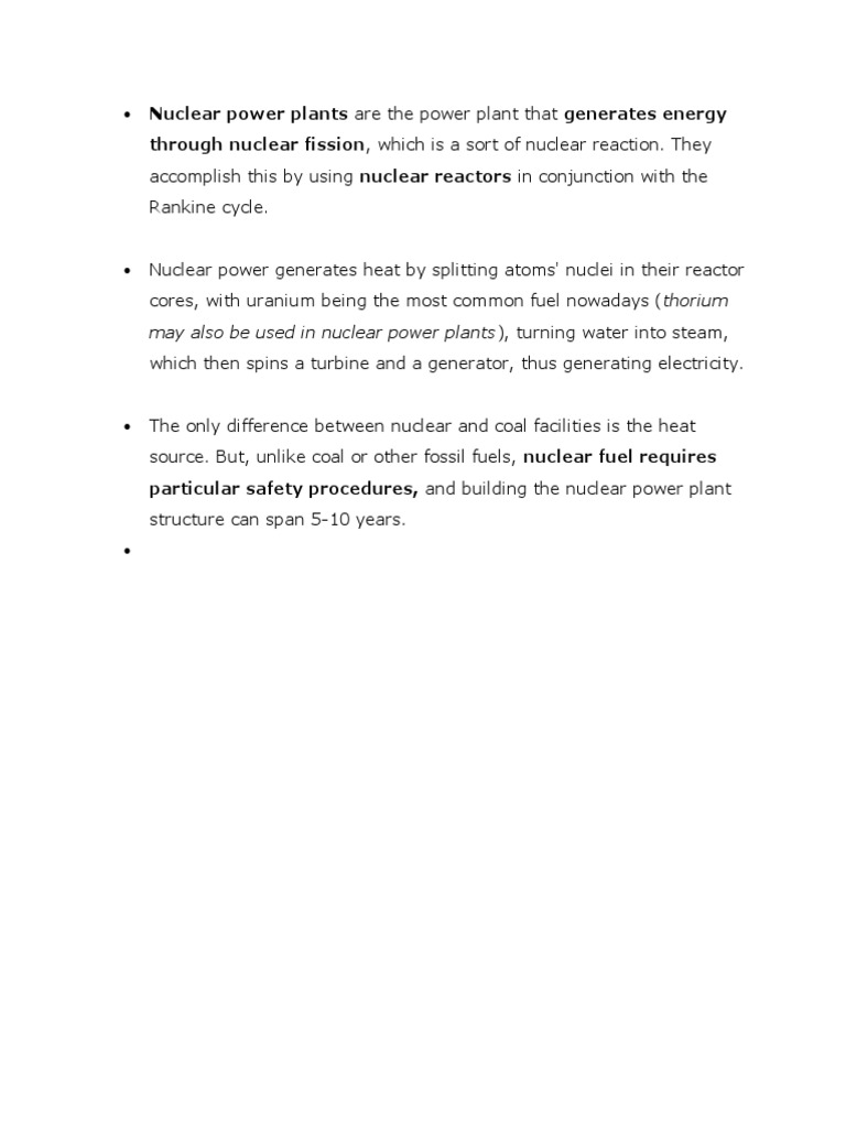 Nuclear Power Plants Pdf Nuclear Reactor Nuclear Fission