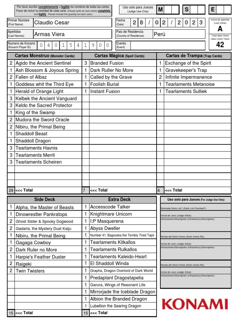 deck list yugioh pdf GitHub Yu-Gi-Oh! Deck List Review |