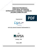 Informe de Seguimiento de Puentes y Estructuras 2S 2020