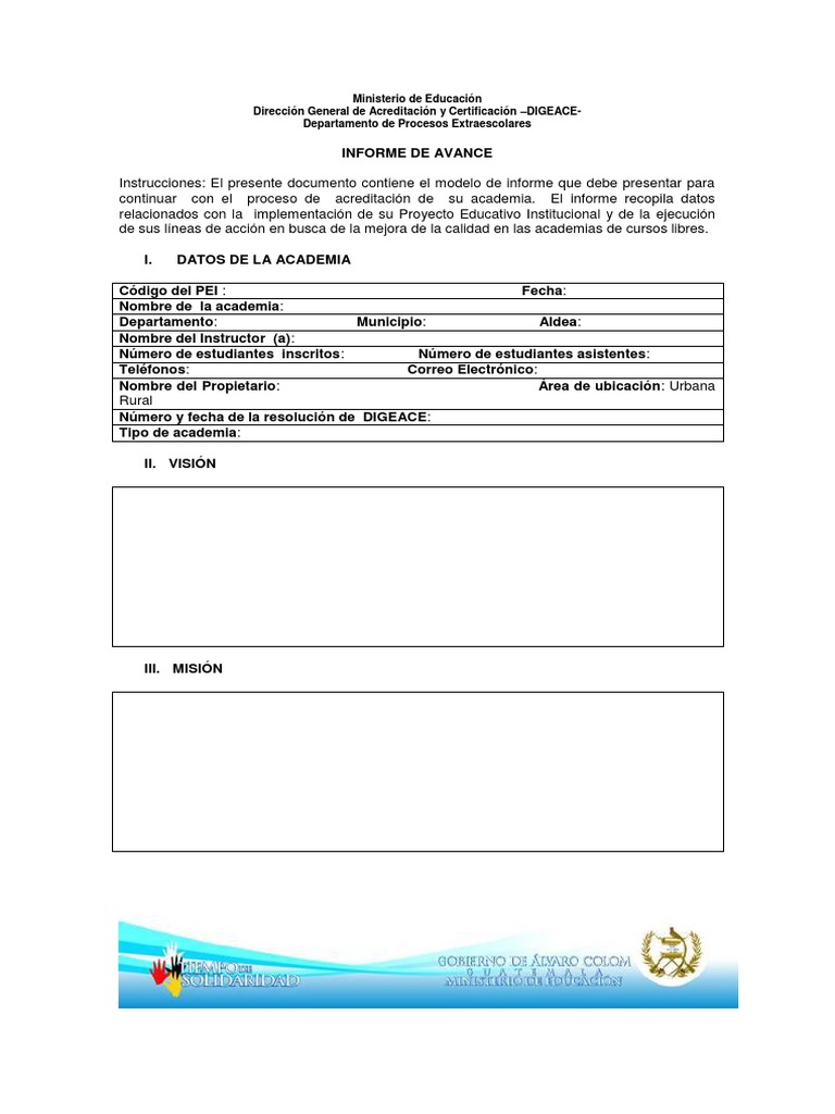 Informe de Academias PDF