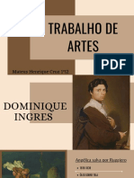 Trabalho de Artes - Dominique Ingres (Mateus Henrique Cruz 1°i2)