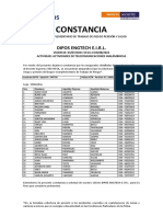Constancia SCTR - Dipos Engtech E.I.R.L. - Julio