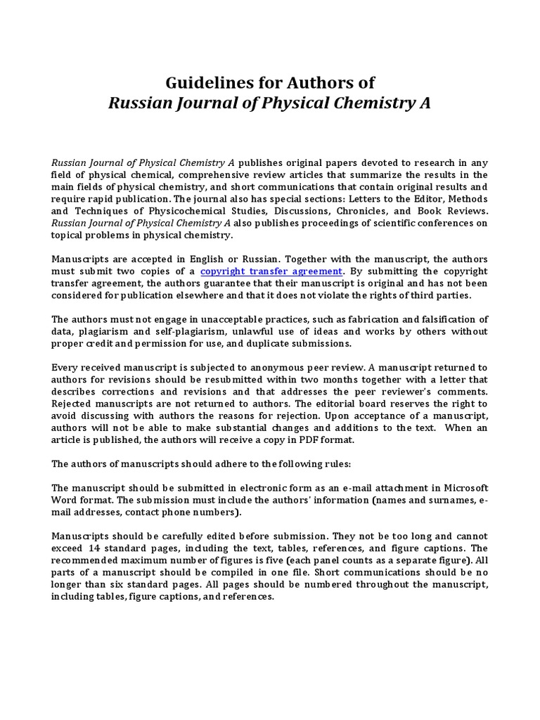 Scientific Reports Guidelines For Authors