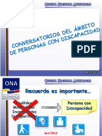 Ambito Personas Con Discapacidad Conversatorios