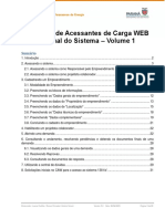 CAW - Manual Do Usuário V5.0 - Carga