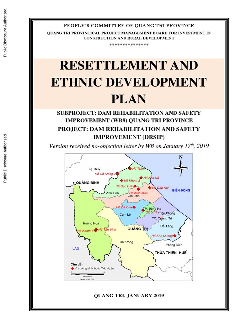 Resettlement And Ethnic Development Plan Pdf Spillway Dam