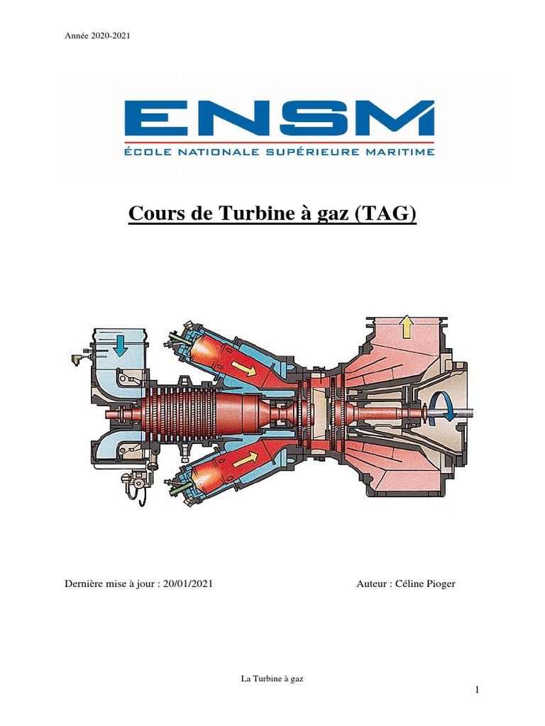 Fonctionnement de la turbine à gaz | PDF | Turbine à gaz | Turbine