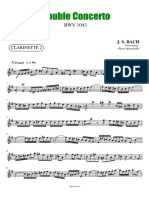 (Free Scores - Com) Bach Johann Sebastian Double Concerto Partie Clarinette 5622 148985
