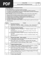 Syllabus ADBMS