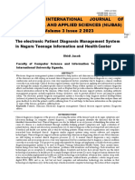 The Electronic Patient Diagnosis Management System in Naguru Teenage Information and Health Center