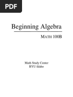 Math 100B Textbook