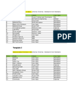 Matarial Master Mandatory Fields