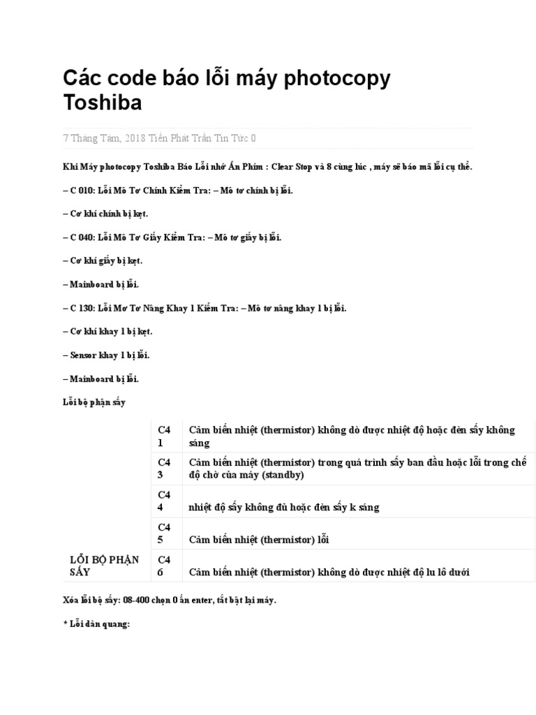 Photocopy Toshiba | PDF