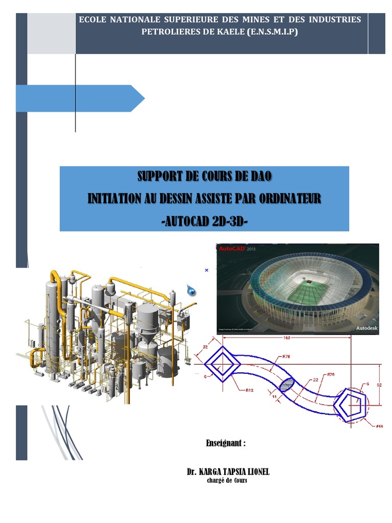 Cours d'initiation au DAO avec AutoCAD | PDF | Dessin | AutoCAD