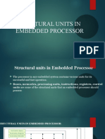 Structural Units in Embedded Processor