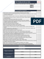 Anexo #53 - Cheklist Trabajos en Altura - Contratista