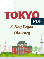 Tokyo 3 Day Vegan Travel Itinerary