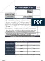 Anexo #58 - Checklist Cierre de Vias - Contratista