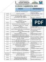 Calendario Cívico y Ambiental 2023