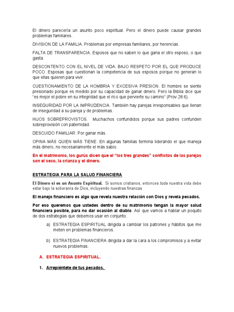 Finanzas en El Matrimonio | PDF | Presupuesto | Deuda