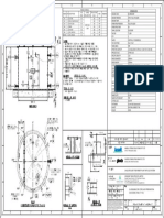 G.A. Drawing For CITRIC ACID PREPARATION Tank (T-1104)