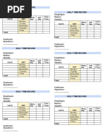 EPWP Attendance Register Template | PDF | Social Policy