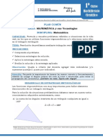 Matemática 1er. Curso Plan Común