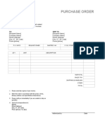 Purchase Order With Unit Price