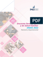 Resumen - Perú. Encuesta Demográfica y de Salud Familiar - ENDES 2022