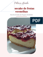 Apostila - Cheesecake de Frutas Vermelhas