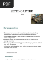 Setting Up The Bar