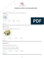 GIMO LEVEL BUDS Sample Paper