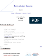 Lecture 03 - Data Communication Networks 2022.01.11