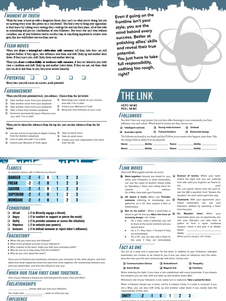 Masks Custom Playbook The Link PDF