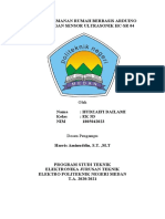 SISTEM KEAMANAN RUMAH BERBASIS ARDUINO NANO DENGAN SENSOR ULTRASONIK HC-SR 04-Dikonversi