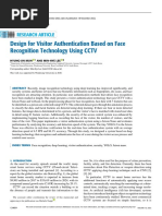 Visitors Authentication Using Face Recognition