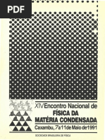 XIV Encontro Nacional de Fisica Da Materia Condensada | PDF ...
