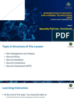 (Slides Note) 05 ISFT Security Policies, Standards and Compliance VE - MHH