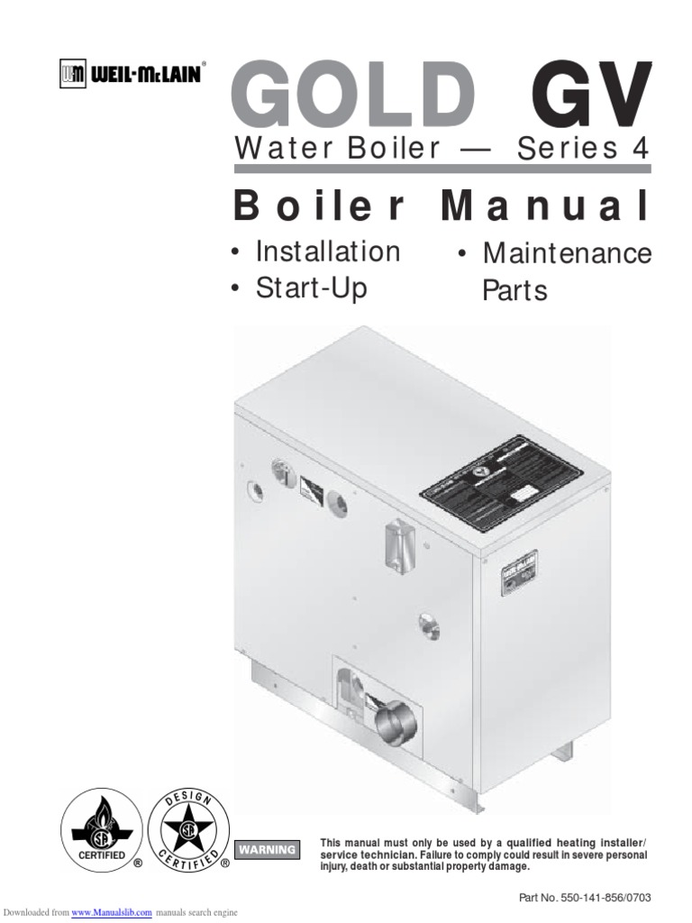 GV Series 4 Boiler Manual PDF Boiler Ventilation (Architecture)