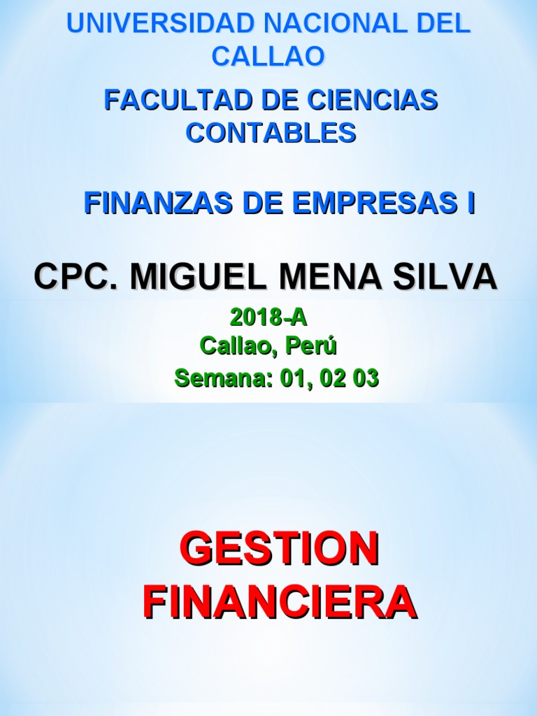 Fundamentos de Finanzas Empresariales | PDF | Planificación | Economias