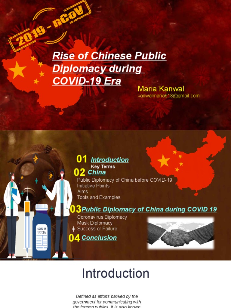 Rise of Chinese Diplomacy During COVID-19 | PDF | China | World Politics