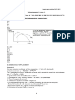 CORRECTION Fiche de TD 1 Théorie Du Producteur 22-23