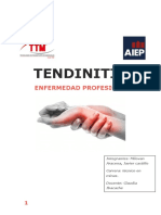 Tendinitis Informe TERMINADO