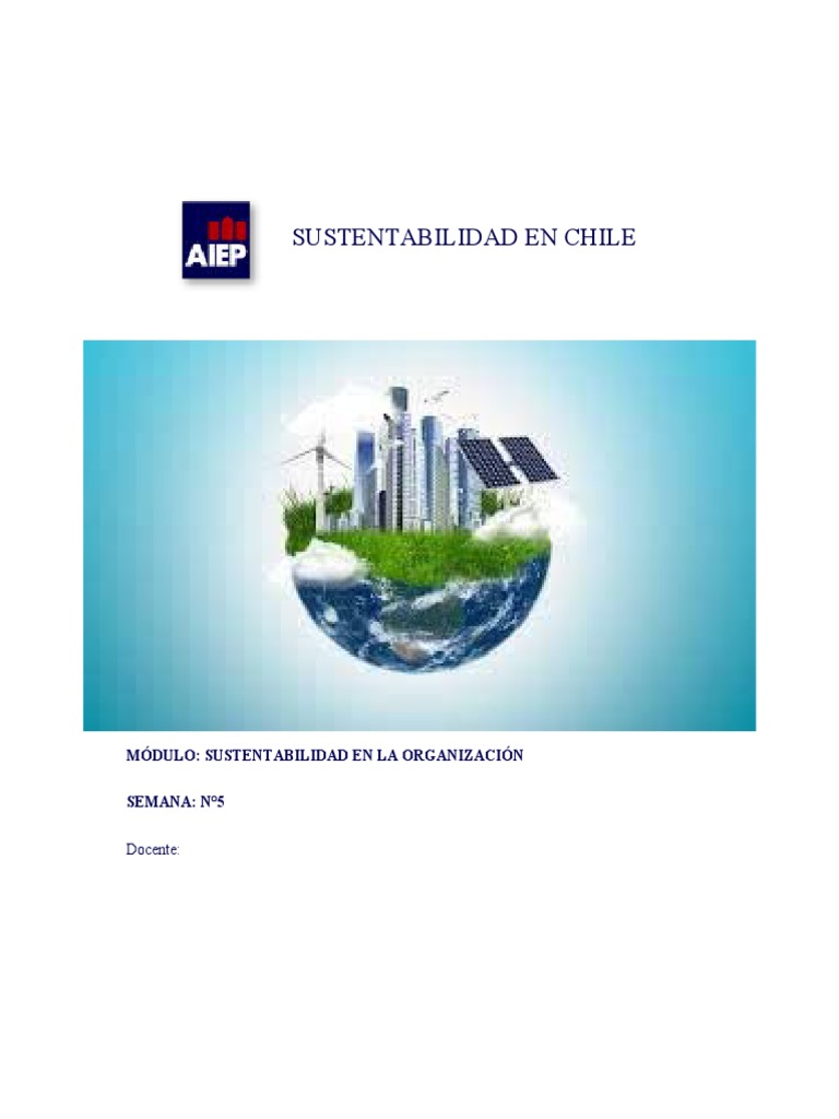 Sustentabilidad en Chile | PDF | Sustentabilidad | Desarrollo sostenible