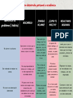 Gráfico Cuadro Comparativo Horario Tabla Empresa Scrapbook Colorido