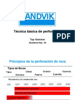 Tecnica Basica de Perfroacion Top Hammer